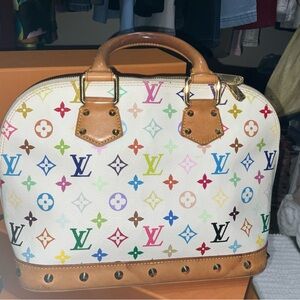 Authentic Louis Vuitton LV Bag M92647 Alma PM Monogram Multicolor